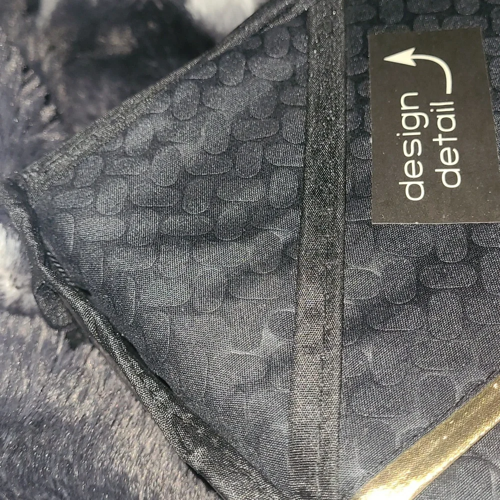Steve Madden Black Embossed King Sheet Set